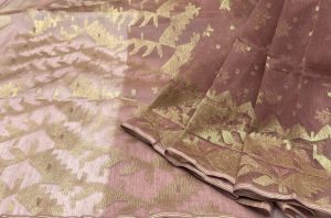 exclusive half silk jamdani saree