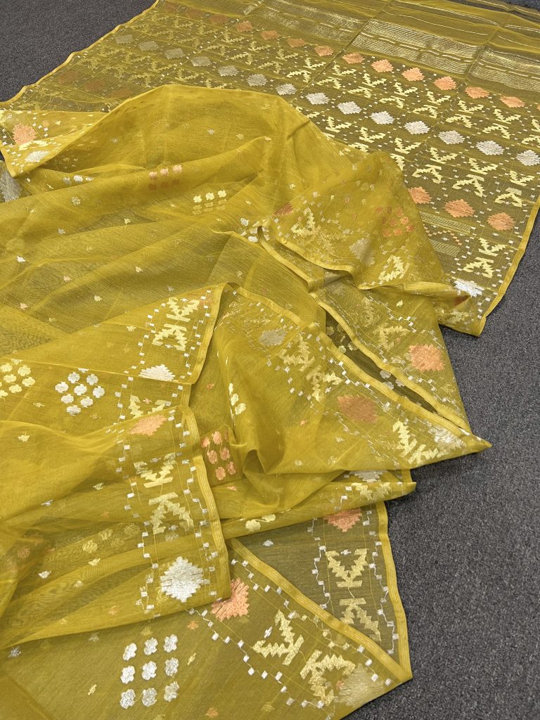 Exclusive jamdani saree